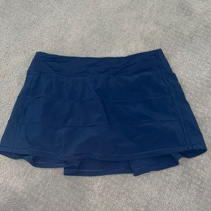 Lululemon Pace Rival Mid-Rise Skirt Navy